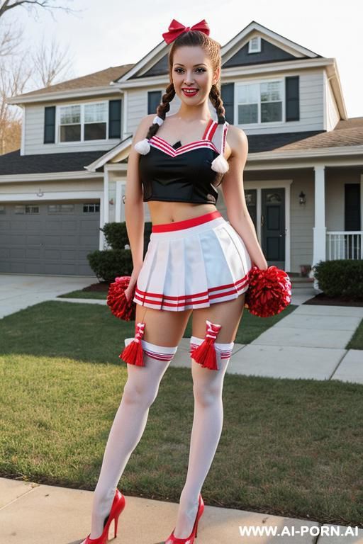 in front of a suburban house - #main