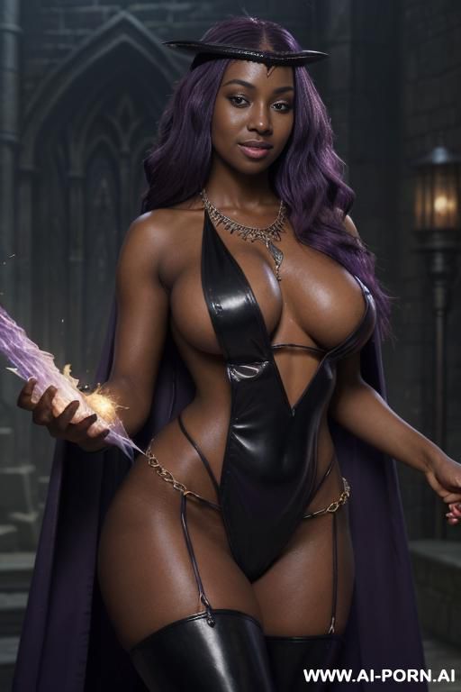 ((topless)), (pretty face), (side boob), (firm perky tits), (natural plump breasts), (necklace), (wide hips), (detailed face), (slutty flirtatious smile), (((eye contact with the viewer))), looking at - #main