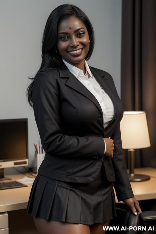 busty perky dark black skin big eyes thick lips, corrupt office lady, master of sex, bdsm, - #main