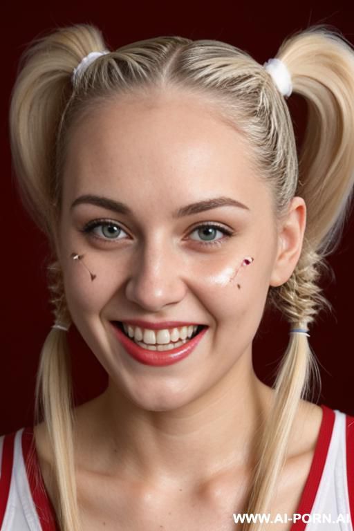 close up, sour cream dripping on her face - #main