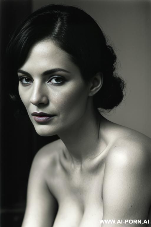 old photographic portrait, topless - #main