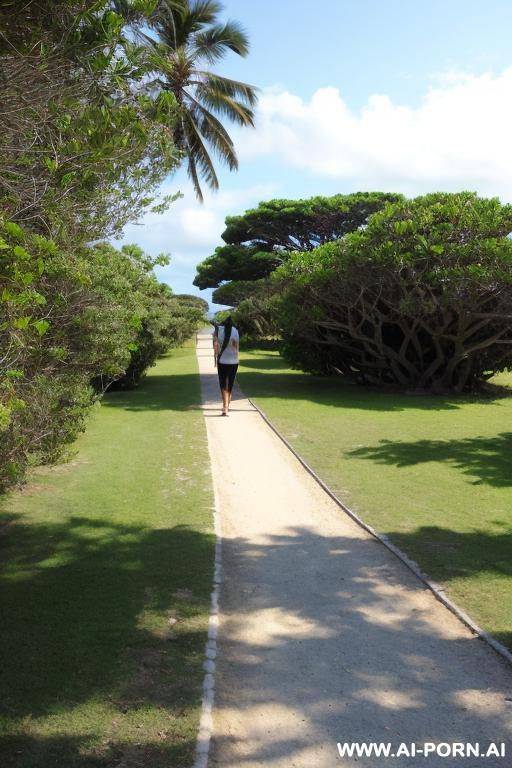 on a island, walking - #main