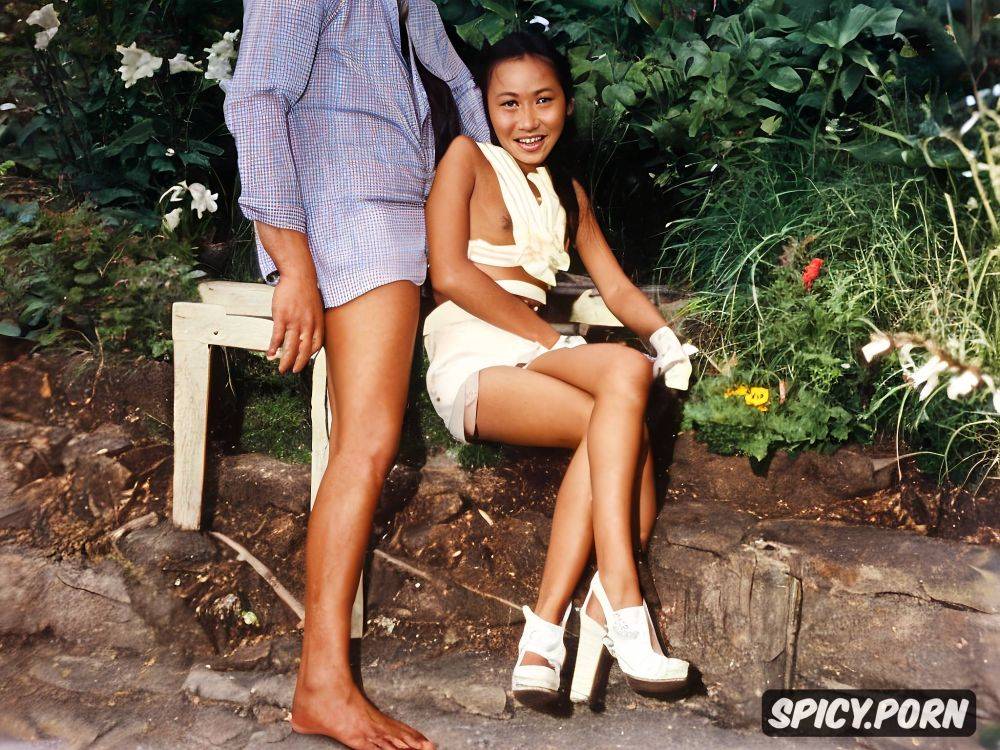 embossed natural colors embossed facial image close up image too tiny skinny virgin niece with shocked face with thin legs too early for her age in her first school vacation is fucked hard - #main