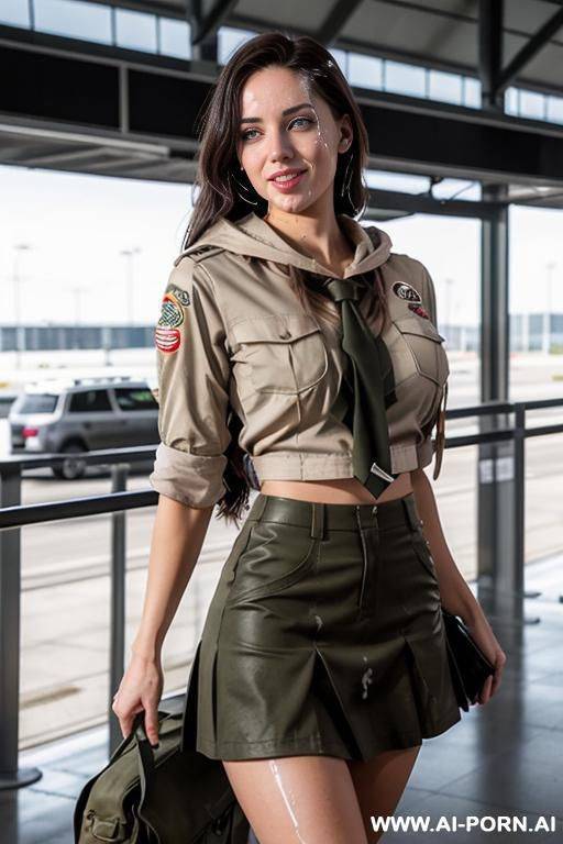 naked at the airport - #main