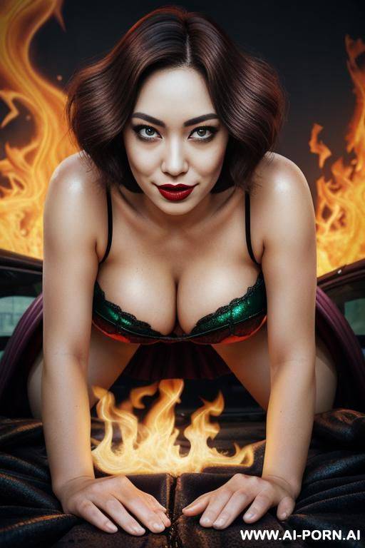 very real, (nipples: too long & thick), (white pallid skin), (ghastly white skin), hourglass voluptuous lady, (sad face), (darkness background), (hair color: light-latte), (hairstyle: swept to one - #main