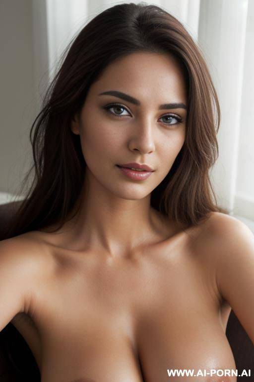 most beautiful woman ever according to science, totally naked, seductive, eye contact, sleepy eyes, high quality, ultra realistic, full shot, ready for breeding - #main