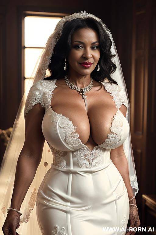 flash pussy, (((black ethnicity))), (((extremely dark skin))), (((grandmom))), no bra, (((hairy pussy))), (((very long strong voluminous hair))), (((((oversized boobs))))), (((((gigantic breasts))))), (((gigantic - #main