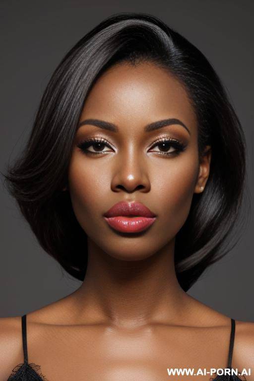 inflated lips, inflatable lips, broad lips, puckered lips, pouty lips, gigantic lips, african, dark skin - #main