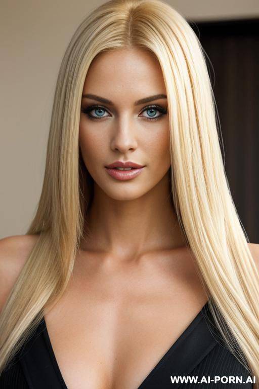 long, beautiful, flowing, blonde hair - #main