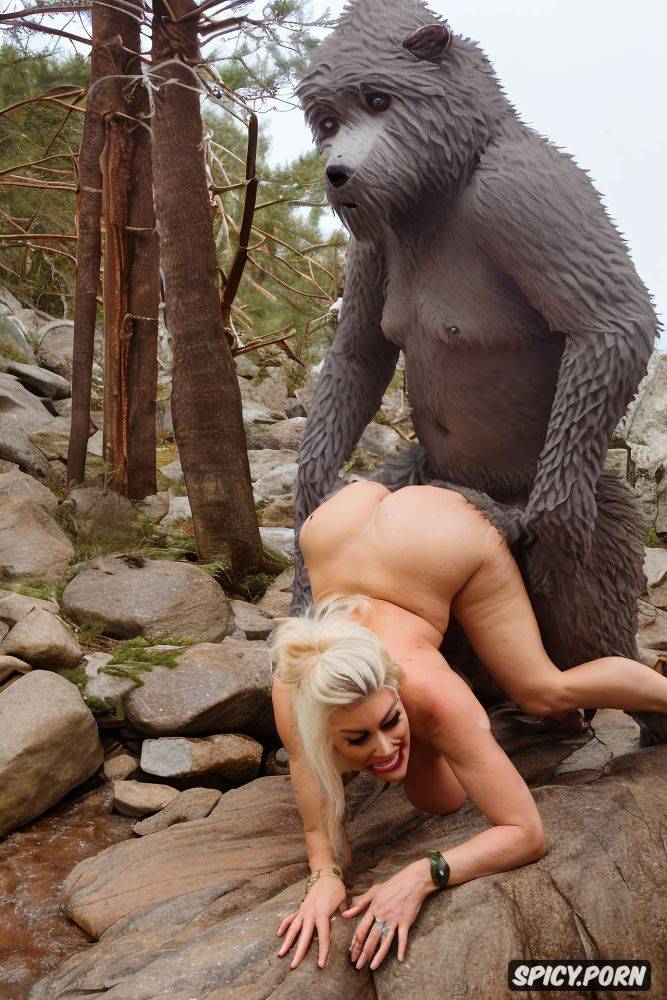 doggy style hunched over yeti furry sasquatch hybridization massive boobs fur all over big boobs round boobs fur pale white woman clawing doggy style vagina ass tongue vagina anal sharp teeth claws deep throat deep anal sex fur - #main