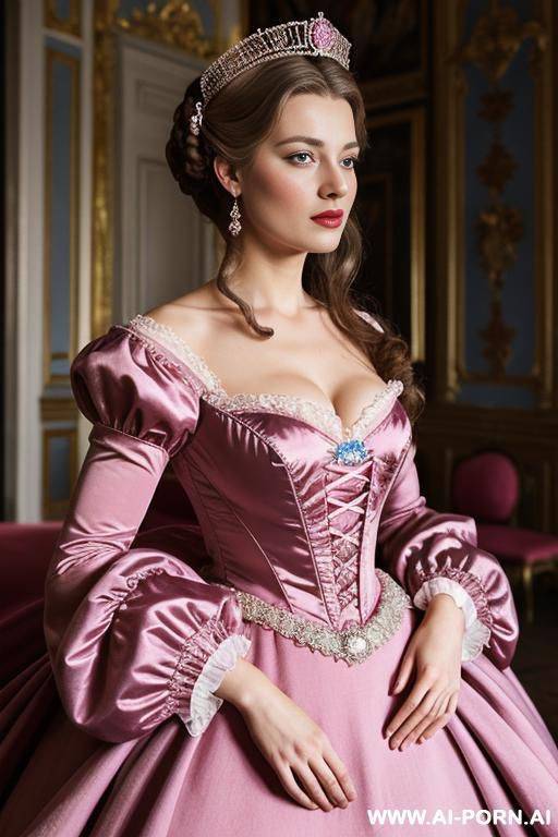 queen in pink dress - #main