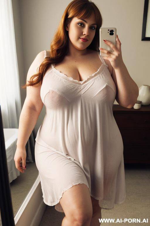 bbw, rotund, wide, big woman, massive pear shaped body, big legs, huge belly, long hair, looking at camera - #main