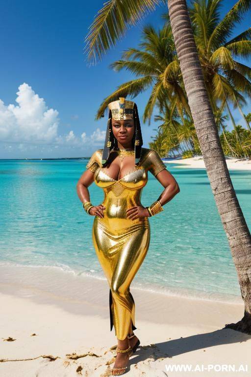 large breast woman metallic gold nude - #main