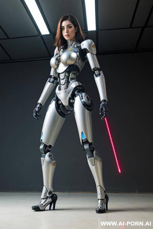 beautiful female taur cyborg robot with beautiful legs - #main