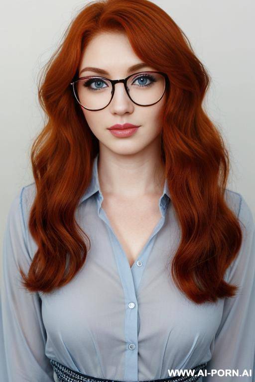(thick rimmed glasses) (cat eye makeup) - #main
