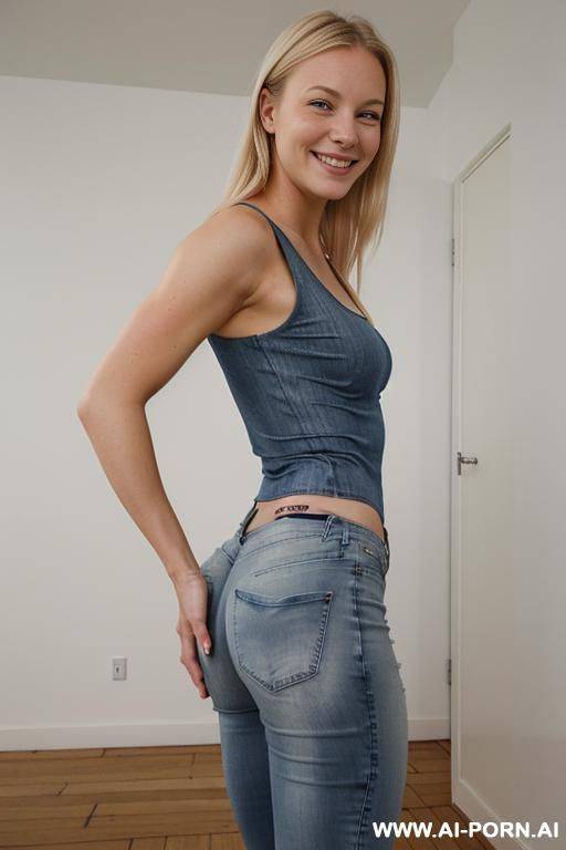 tank top, jeans, tight ass - #main