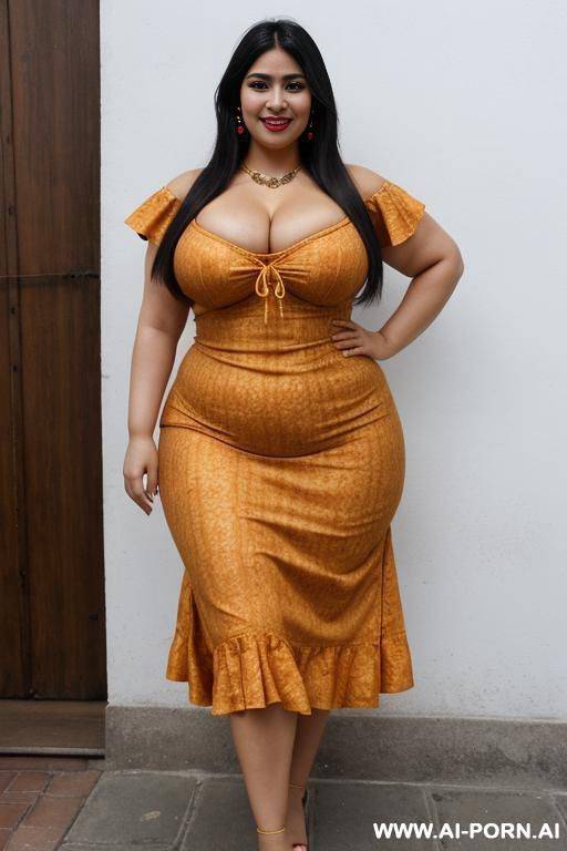mexican, supermodel, big nose, ethnic, wide hips, extremely thicc, big thighs, eyeliner - #main