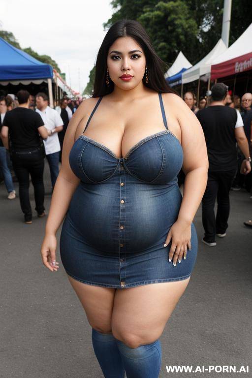 mexican, supermodel, very rotund, huge body, hourglass figure, big nose, ethnic, ultra wide hips, extremely thicc, big thighs, eyeliner - #main