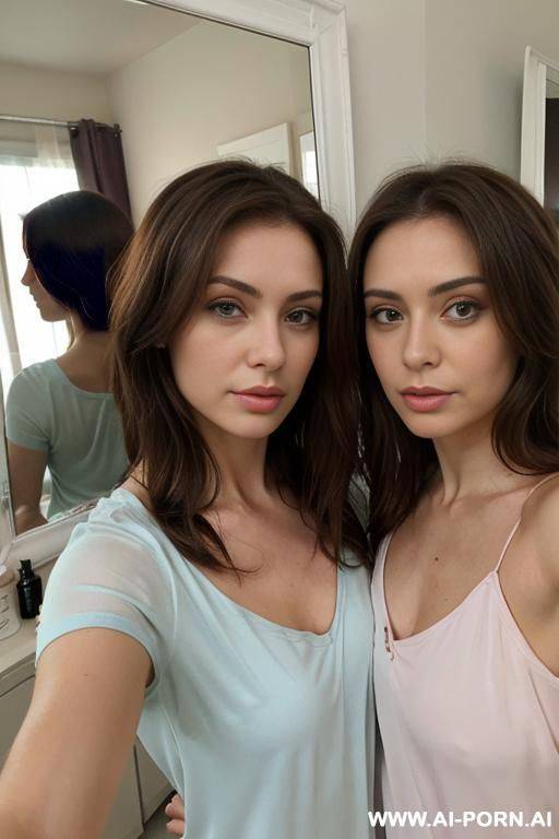 womans selfie photo in the mirror - #main