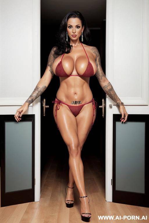 tattooed pierced cougar naked - #main