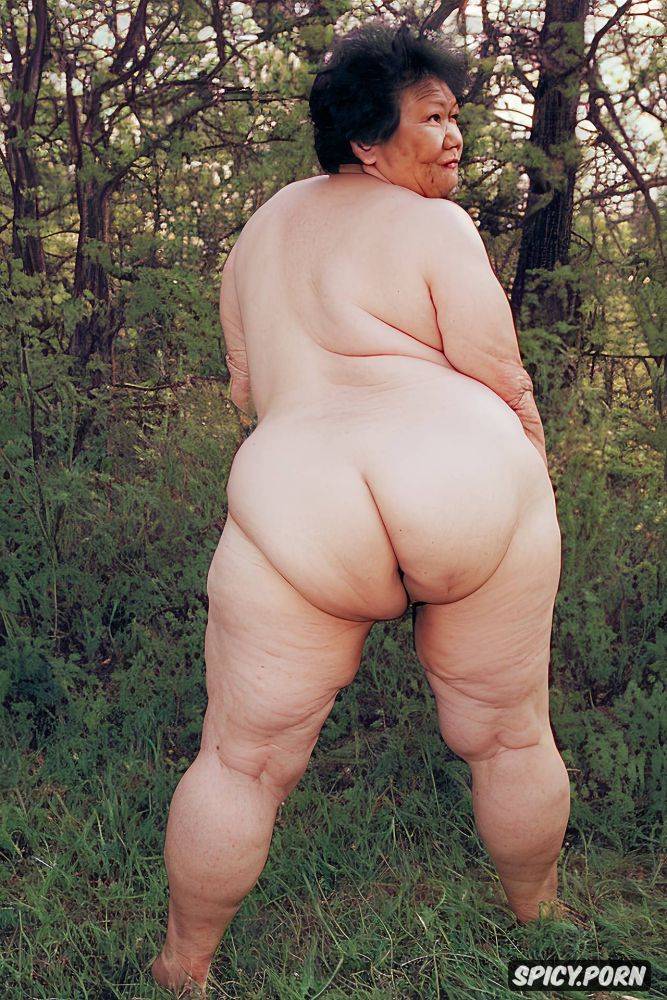 looking back at viewer, ssbbw, perfect face, high res, portrait - #main