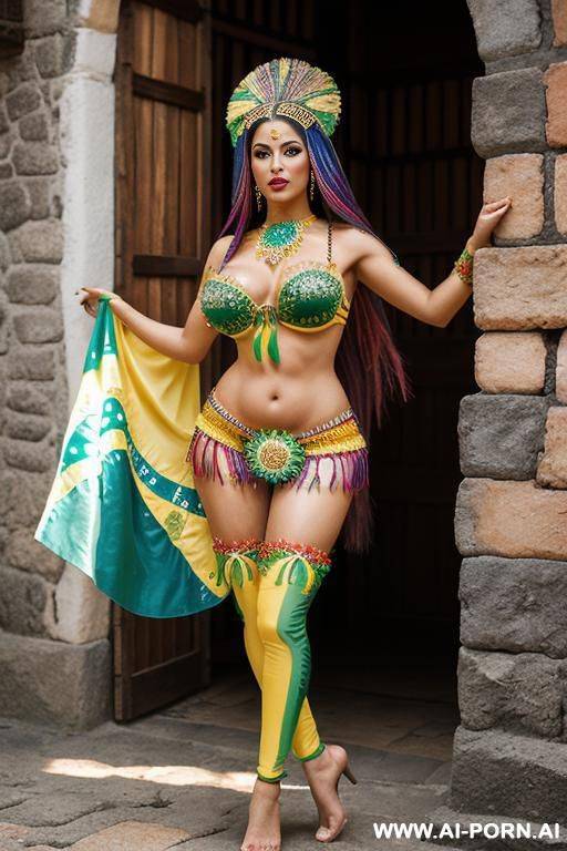 create a sublime woman in an oriental nue - #main