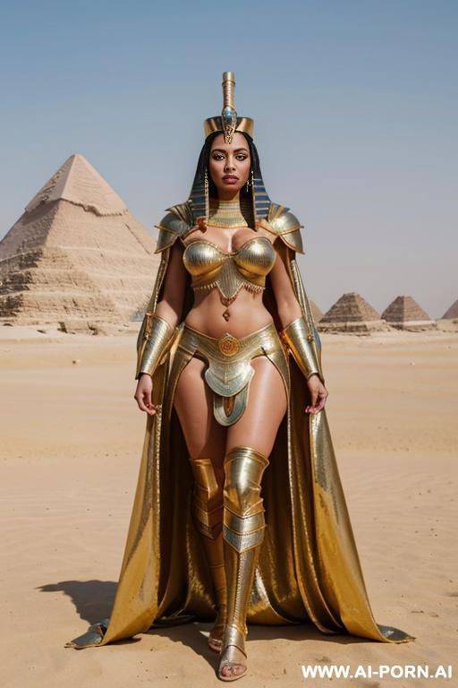 egyptian queen topless, egyptian queen gold armor, egyptian queen detailed armor, egyptian queen high quality armor, egyptian queen ornate armor, egyptian queen perfect armor, egyptian queen ultra - #main