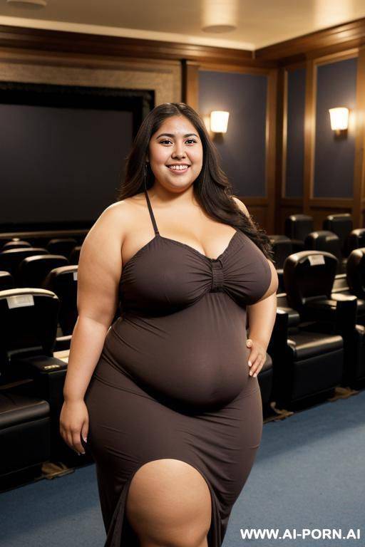 mexican, nerd, extremely pear shaped, huge nose, dark skin, eyeliner, hot, huge legs, extremely fat hourglass figure, chicana, chola, abnormal wide hips, flowing sundress - #main