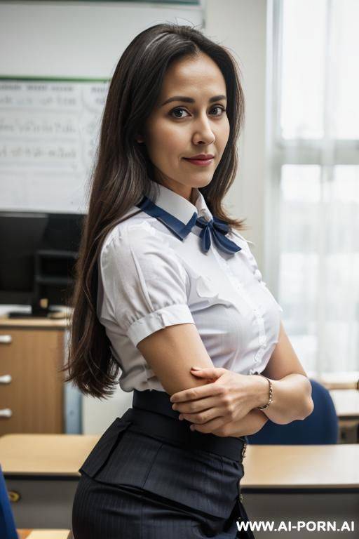 teacher, big ass ,cullote visible - #main