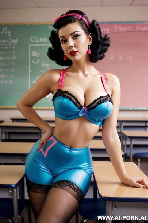 tiara, lace bra, soft cotton leggings, round boobs, extremely pretty, full lips, button nose, eye contact, ahegao, big earrings, styled hair, tight waist, hourglass figure - #main