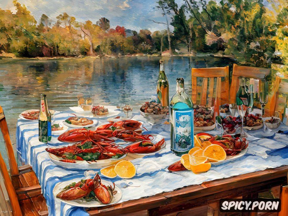 south town, konstantin razumov, masterpiece collection, impressionist painting - #main