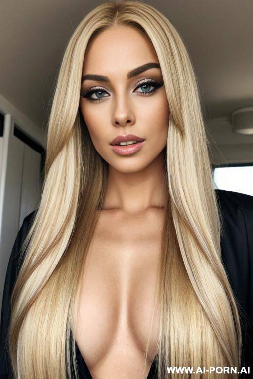 long blonde hair - #main