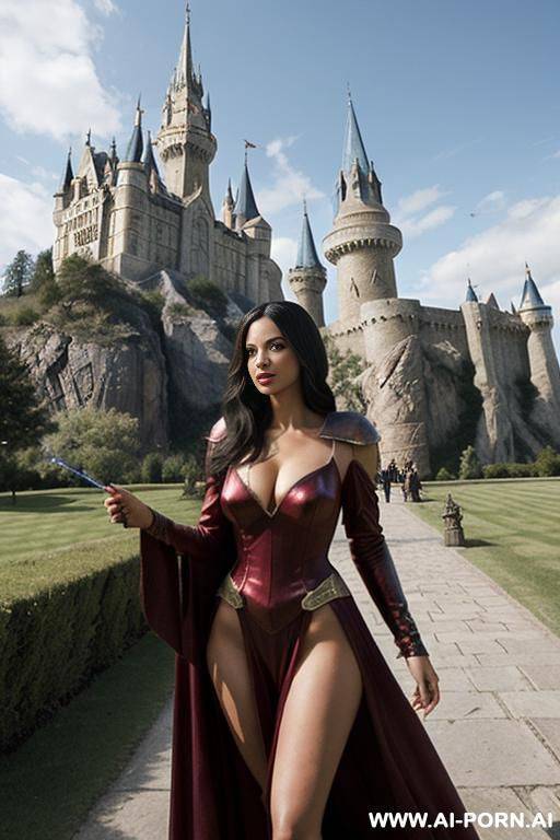 (famous fictional wizard castle) (famous fictional smart wizard woman) - #main