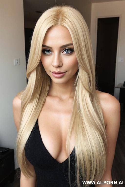 long blonde hair - #main