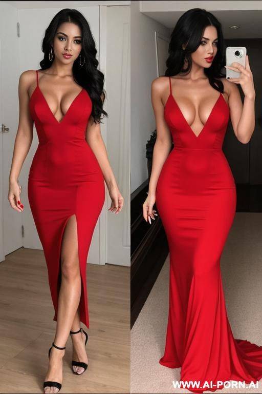red dress - #main