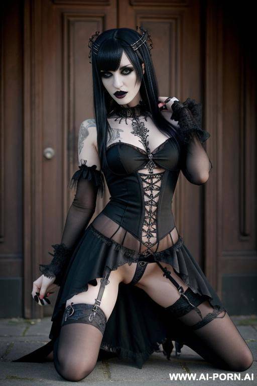 chica gotica desnuda - #main