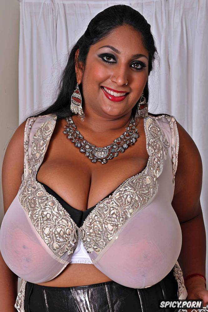 beautiful makeup, huge giant busty tits with huge areola and protruding erect nipples - #main