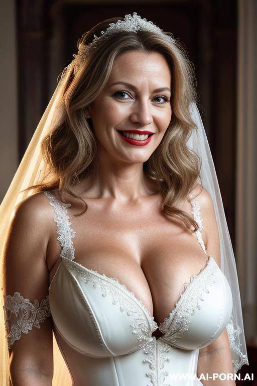 (((cleavage))), (((gigantic boobs))), closeup, lipstick - #main