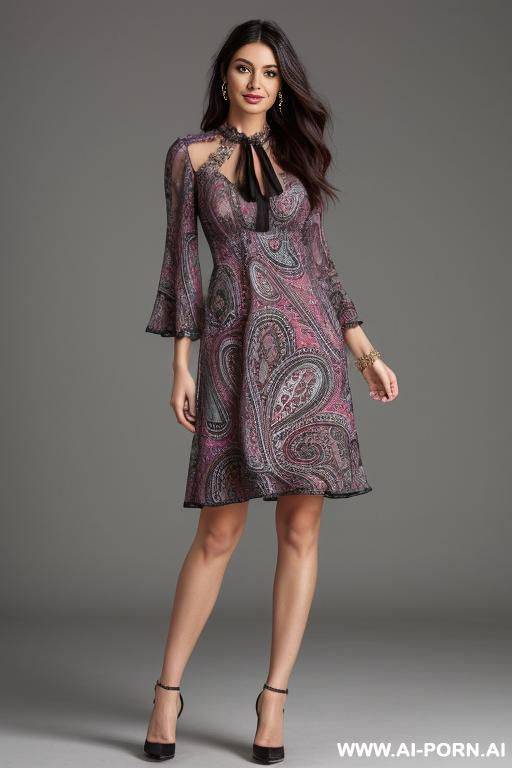 paisley dress - #main