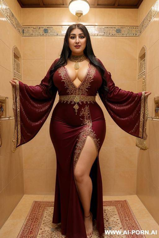 pretty face chubby naked big ass wide hips full body view oiled - #main