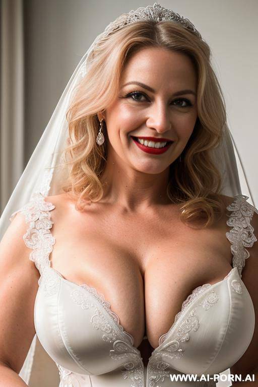 (((cleavage))), (((gigantic boobs))), closeup, lipstick - #main