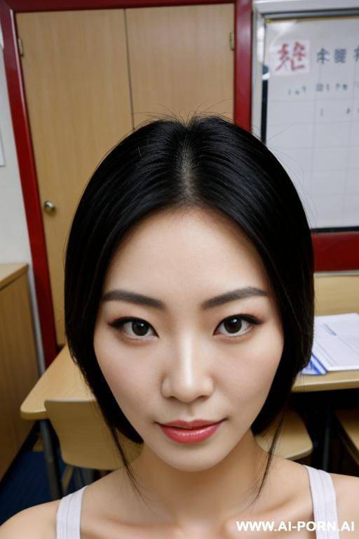 beautiful teacher, pov, eye contact - #main