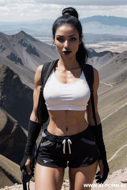 ((((only black clothes)))) ((((dark black goth make-up)))) ((((really white skin colour)))) - #main