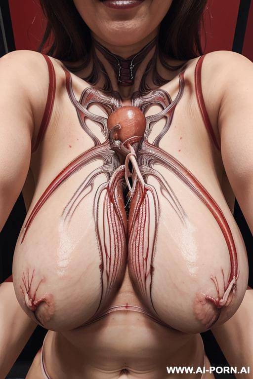 (((arteries showing through her boobs))) - #main
