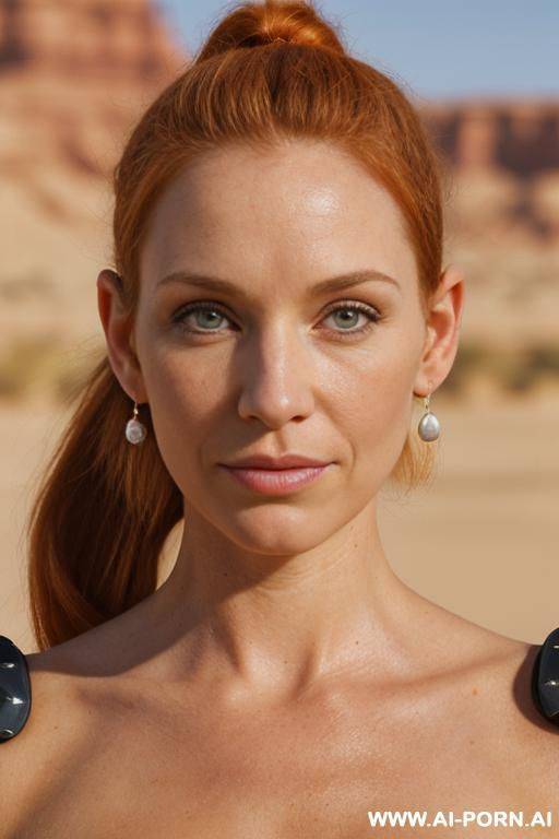 (((face closeup picture))) ((very prominent realistic protruding big wide fl-at ears stick out unusually)) ((wide big fla-t human ears)) (her own real ears are protruding so they stick wide out) - #main