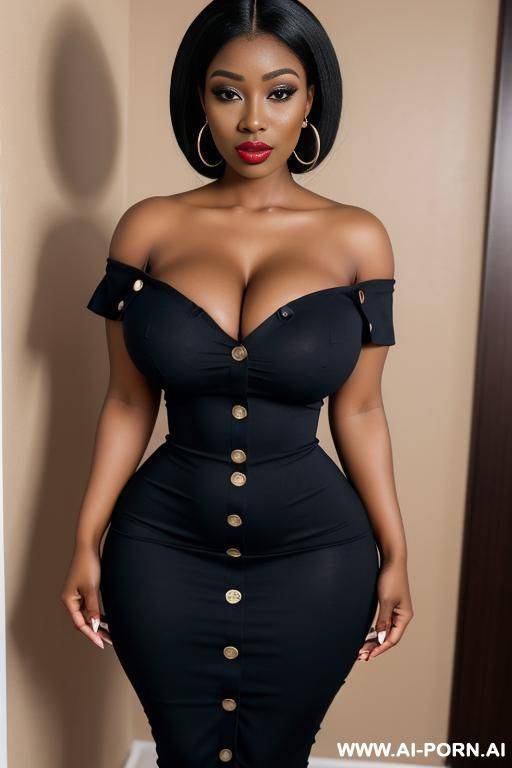 off shoulder, round boobs, extremely pretty, full lips, button nose, eye contact, ahegao, hoop earrings, hourglass figure, extremely tight waist - #main