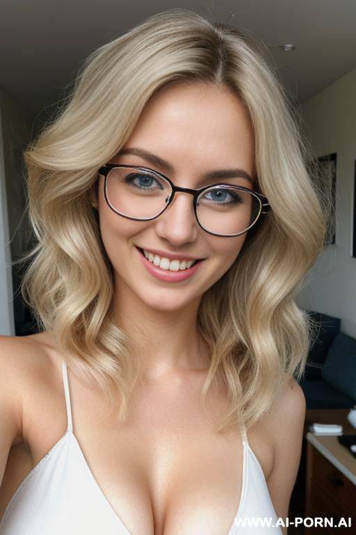 (smiling) (glasses) (close up) (bending down) - #main