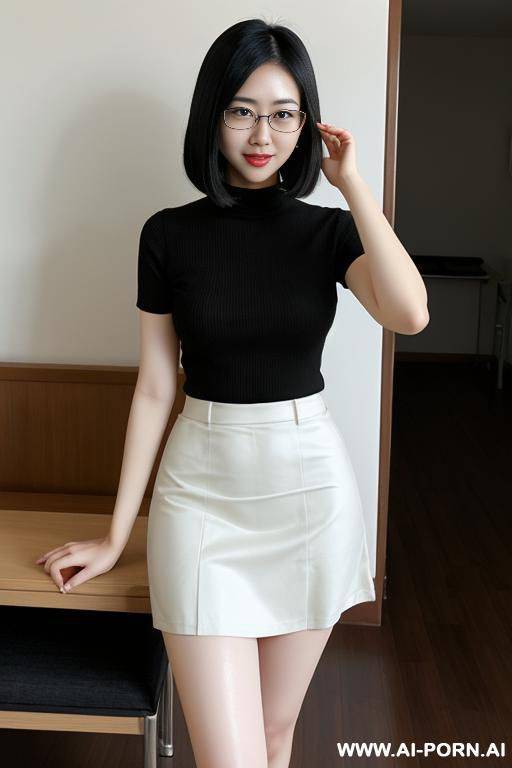 (thick rimmed glasses) (asian) - #main