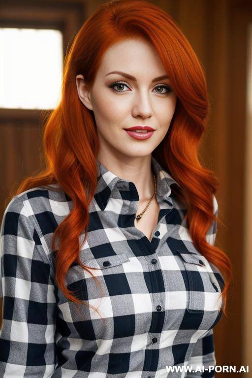 (close up) (tails) (plaid shirt) - #main