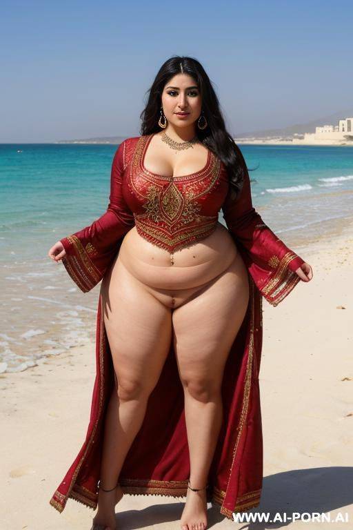 pretty face chubby naked big ass wide hips full body view oiled - #main